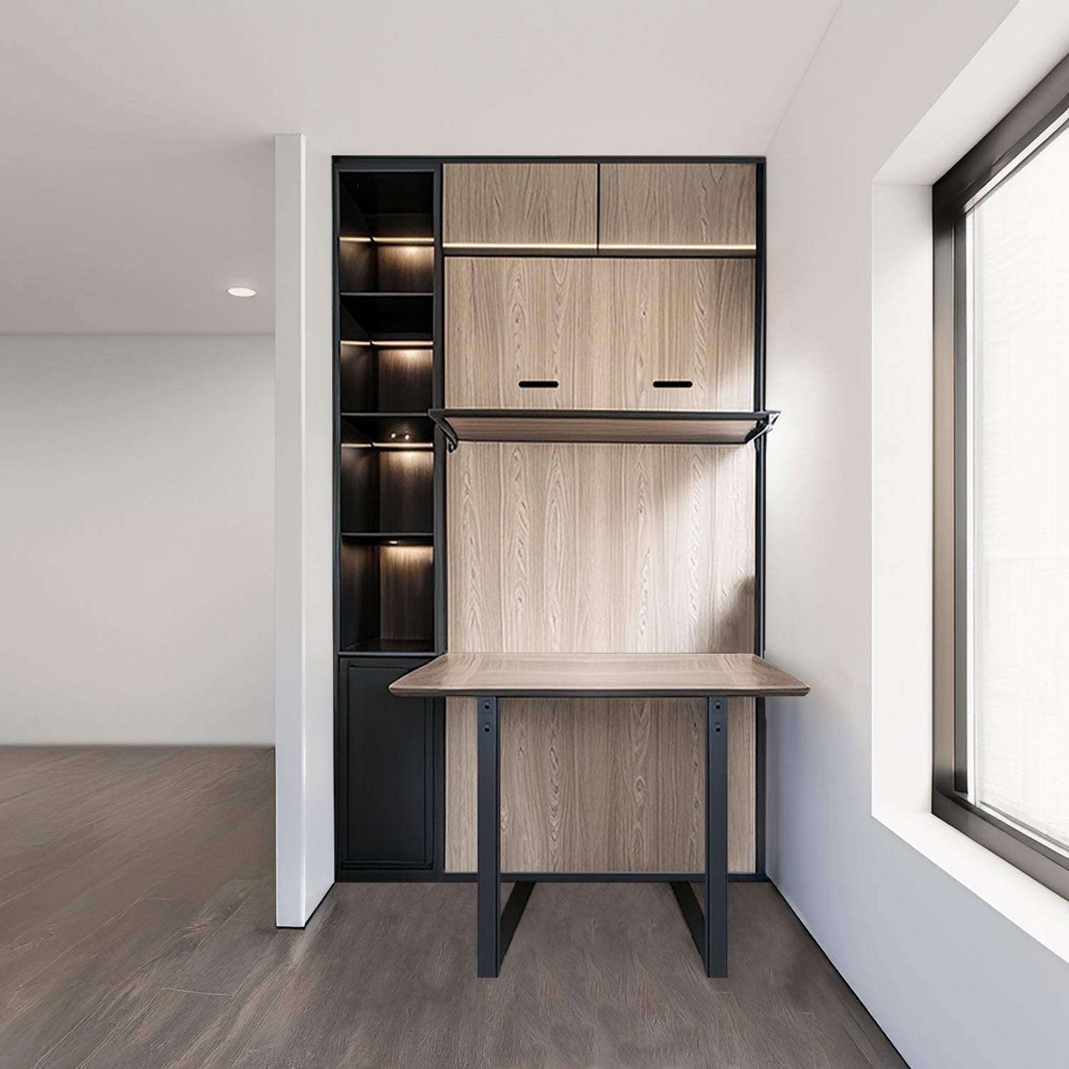 Murphy Bed with Desk Set | Customised in Singapore | reroom