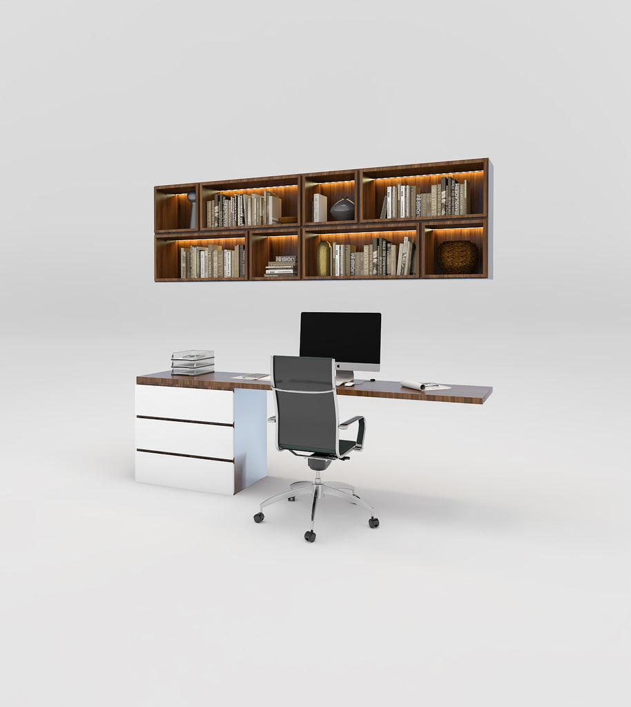 Work-From-Home Study Table with Shelving reroom-singapore
